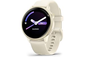 Garmin vívoactive® 6, Health and Fitness GPS Smartwatch, AMOLED Display, Up to 11 Days of Battery, Lunar Gold with Bone Band