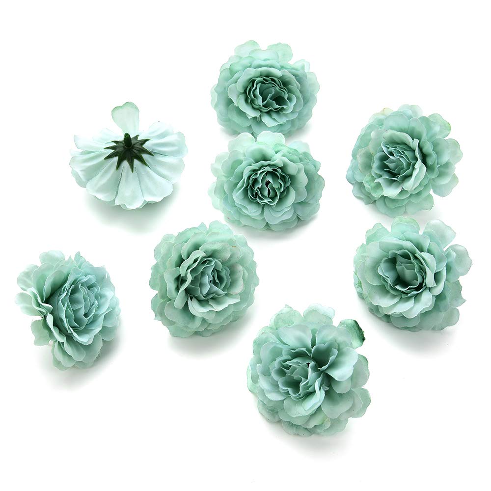 Silk Flowers in Bulk Wholesale Artificial Silk Rose Flower Head Decorative DIY Fake Flowers for