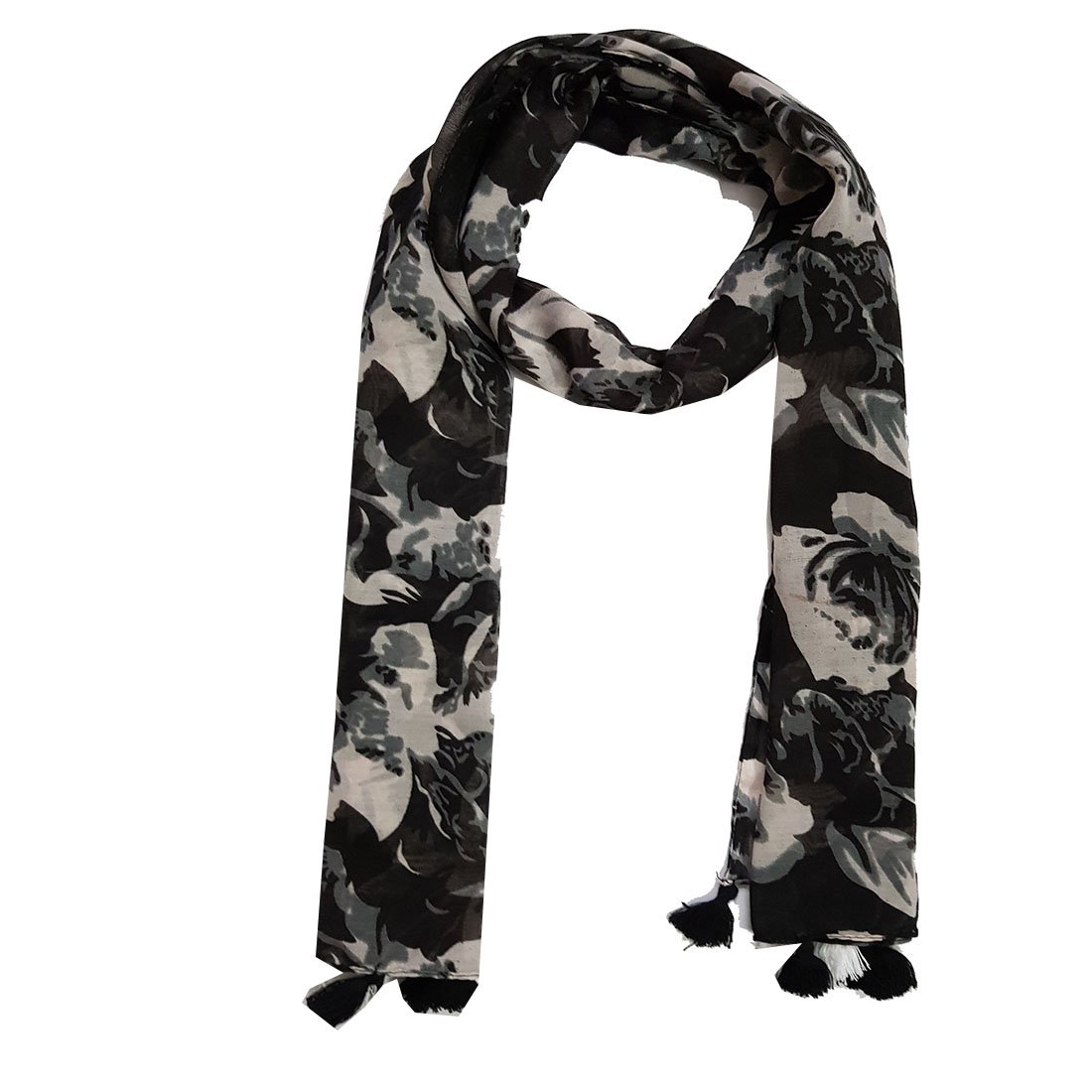 rakshabandhan special dream fashion poly cotton printed tassel scarf, stole for women's, girl's (tmynk8