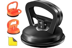 JONURMAFY 3 Pack Car Dent Remover Tool for Car, Car Dent Puller Kit Auto Body Dent Remove, Suction Cup for Car Dent Repair Kit, Car Dent Removal Kit Body Repair Dent Removal Tools (Black+Orange)