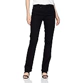 NYDJ Women's Marilyn Straight Denim Jeans, Black, 16