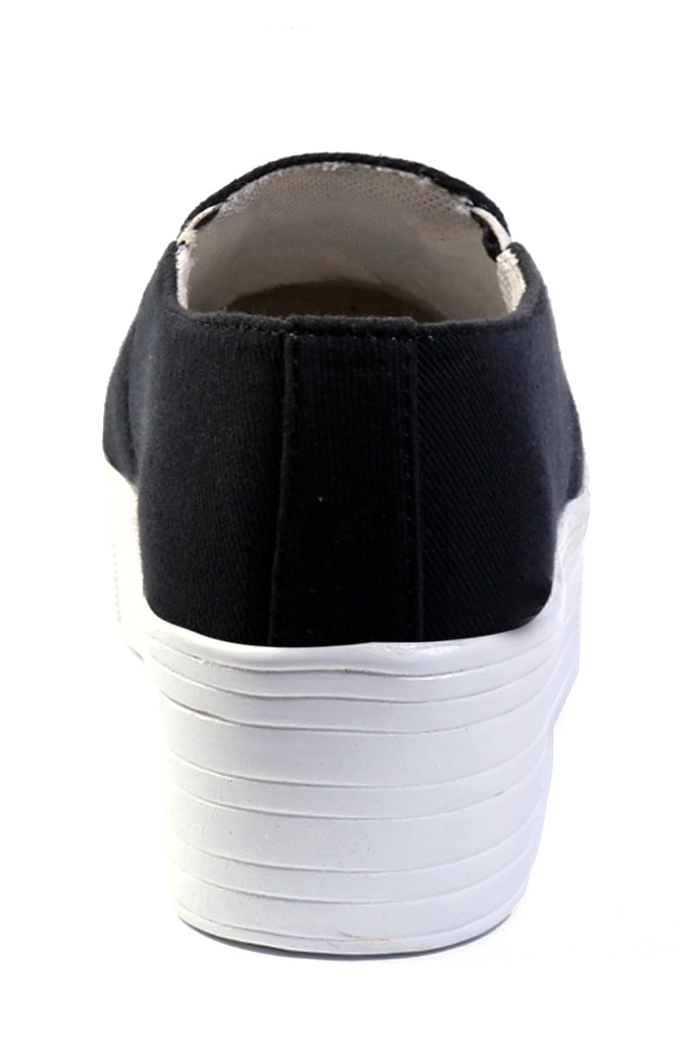 red rose women's black casual shoe