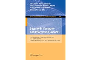 Security in Computer and Information Sciences: First International ISCIS Security Workshop 2018, Euro-CYBERSEC 2018, London, 