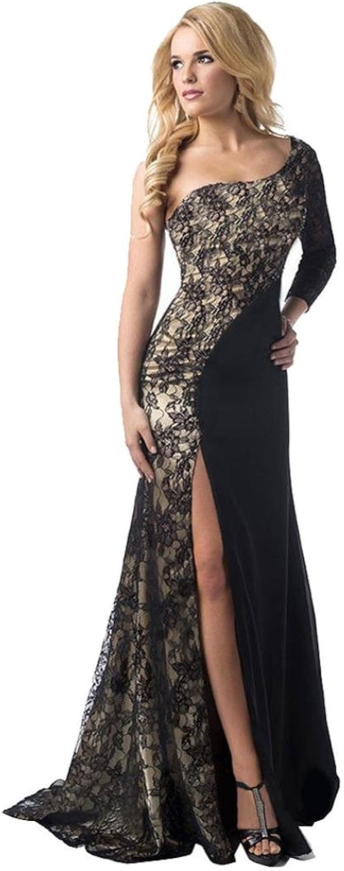 Kleid Schwarz Lang Mit Schlitz Kleid Schwarz Lang Mit Schlitz