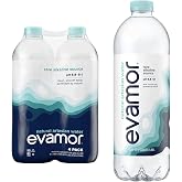 EVAMOR Artesian Bottled Water - Single Source, Naturally Alkaline and Full of Electrolytes for Hydration and Health, 64 Fl. Oz. Bottles (Pack of 4)