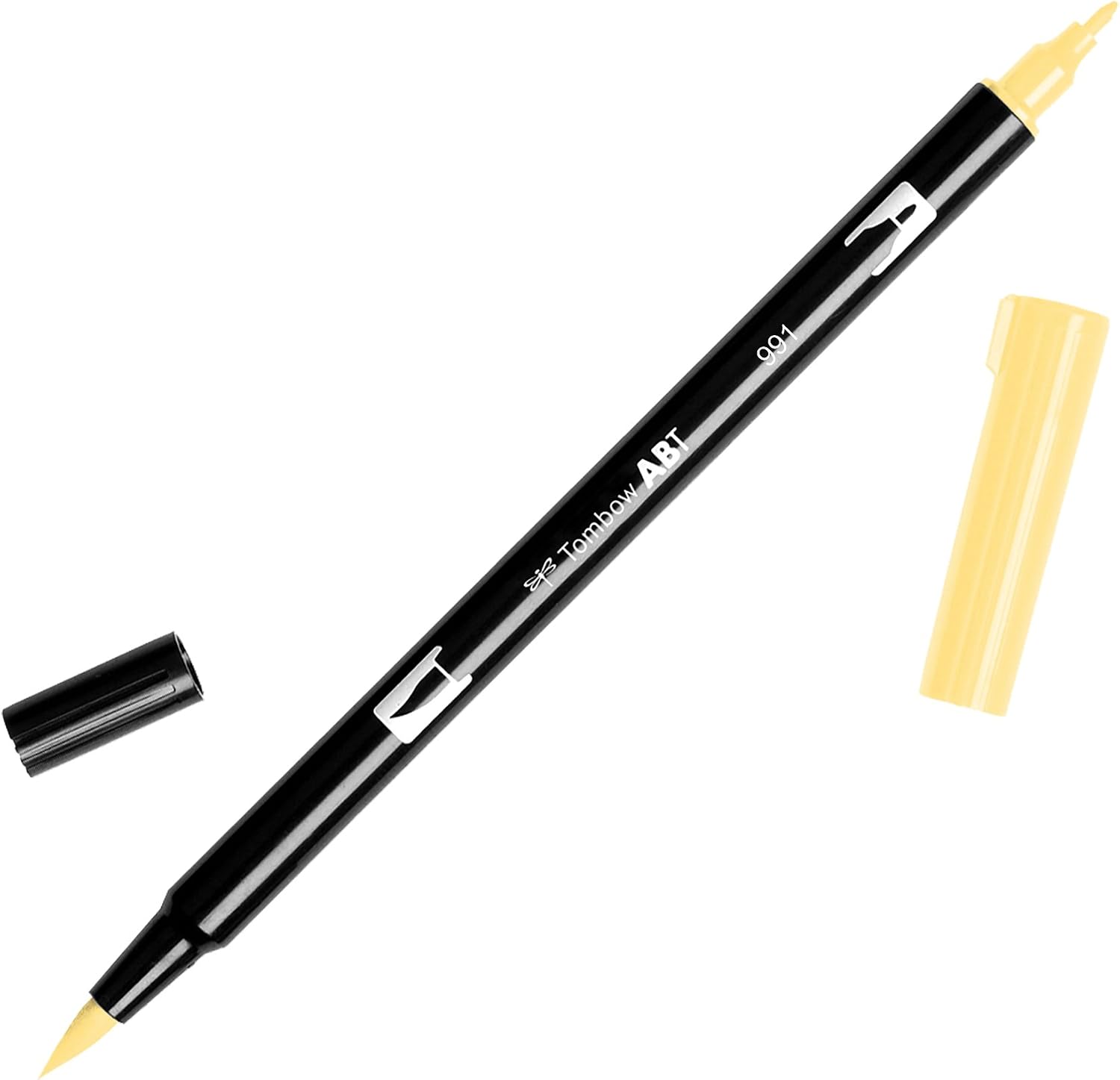 Tombow ABT 991 Dual Brush Pen - Light Ochre, 991 Light Ochre