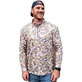 Burlebo Men’s Performance Quarter Zip – Lightweight Stretch, Moisture-Wicking Pullover for Outdoor & Everyday Wear