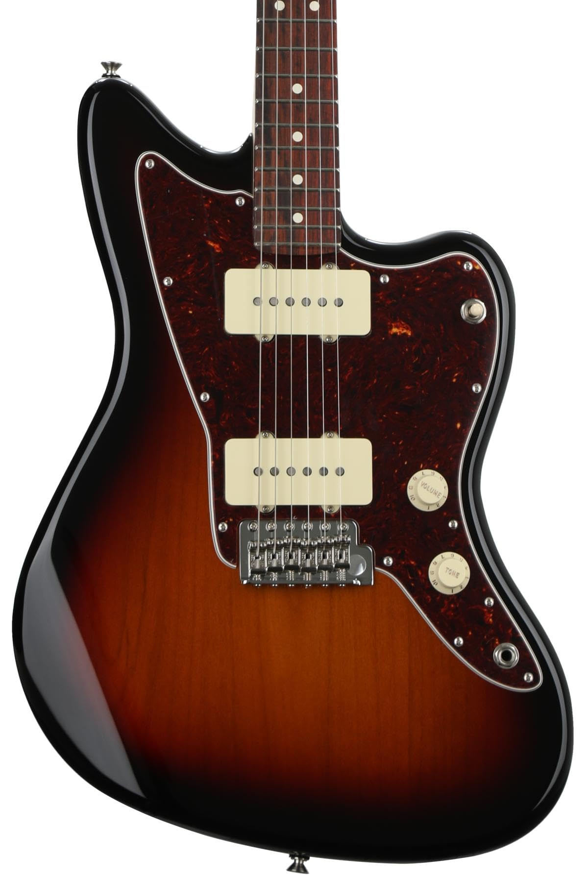 Fender American Performer Jazzmaster - Sunburst de 3 tonos con diapasón de palisandro
