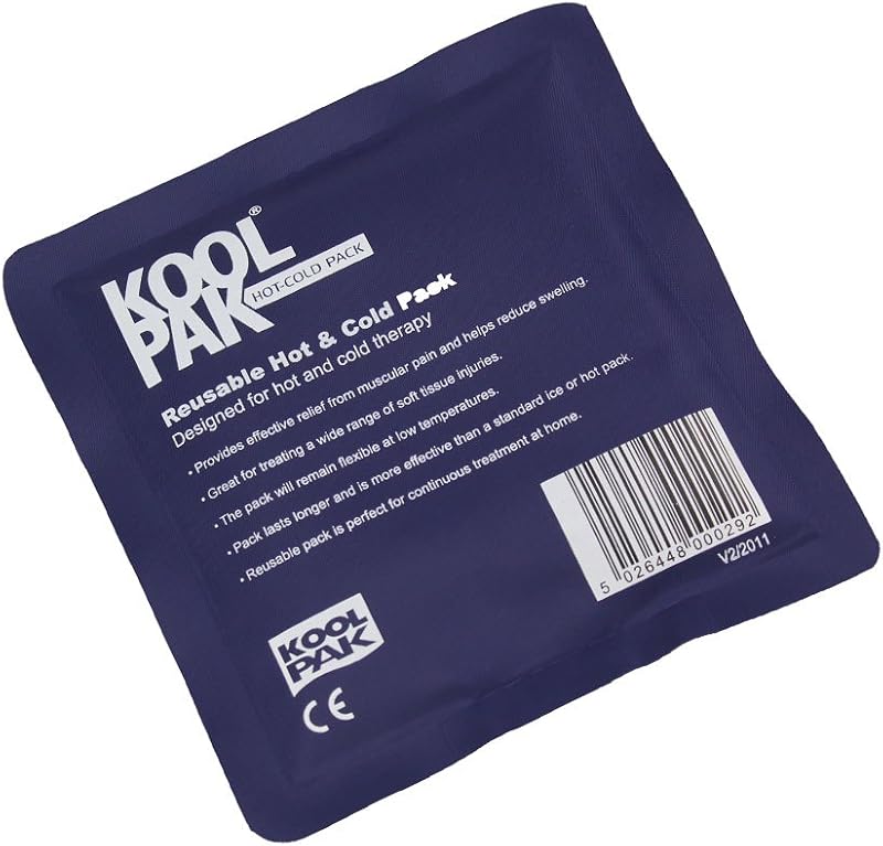 Koolpak Luxury Reusable Hot Cold Pack Small 13x14cm Blue LXKPUN1/80