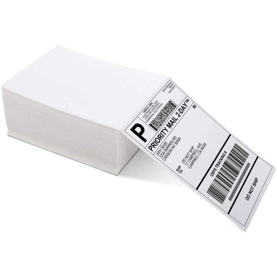 NetumScan shipping thermal label, 4 x 6 inches (100 mm x 150 mm), 500 stacks, shipping waterproof label, BPA / BPS