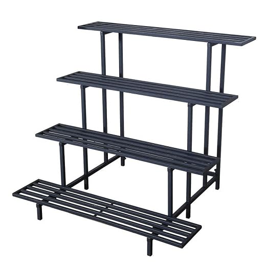 JI Bin Shop® Soporte De Flores De Metal, Estante De Múltiples ...