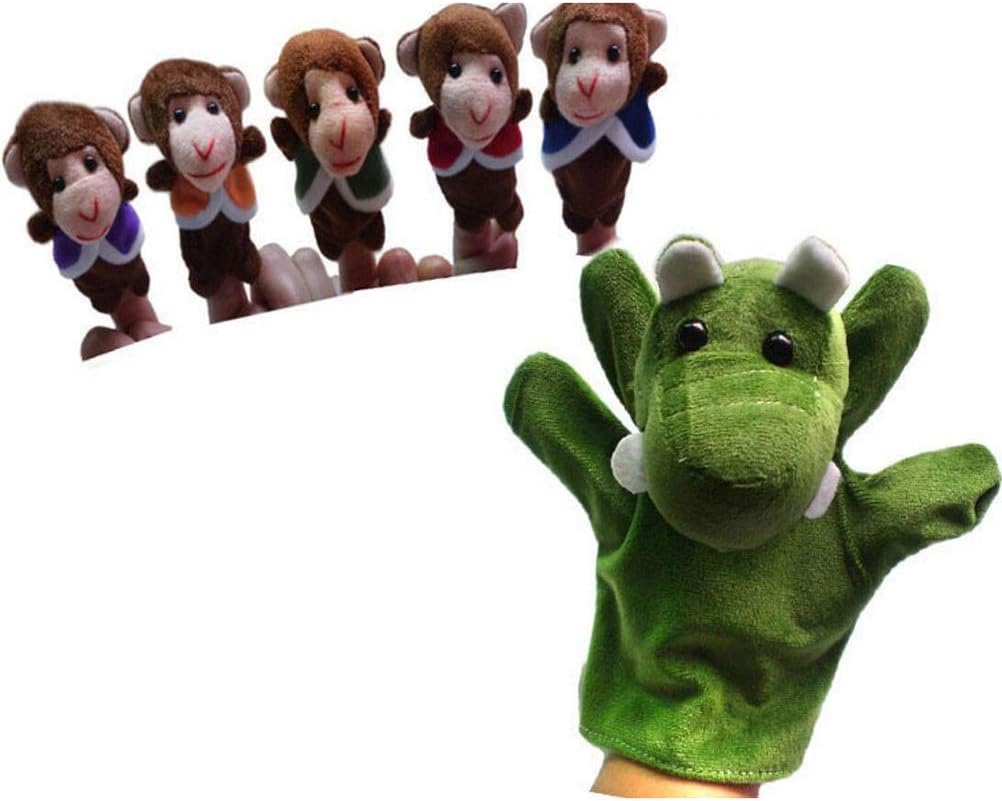 BSTQC Exquisite Plüsch Fingerpuppen Fünf kleine Affen Schwingen in