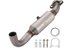 BDFHYK Left Exhaust Manifold Catalytic Converter with Gasket Kit Direct-Fit Compatible with Ford F-150 2011 2012 2013 2014, V