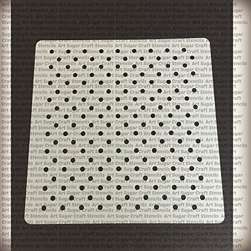 Tiny Dots Cookie stencil - cupcake designs for air brush - Royal icing