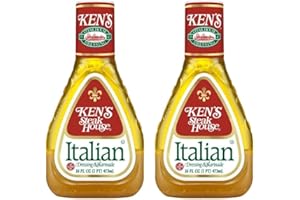 Ken's Steakhouse Italian with Extra Virgin Olive Oil Dressing (2 Pack) 16 oz Bottles