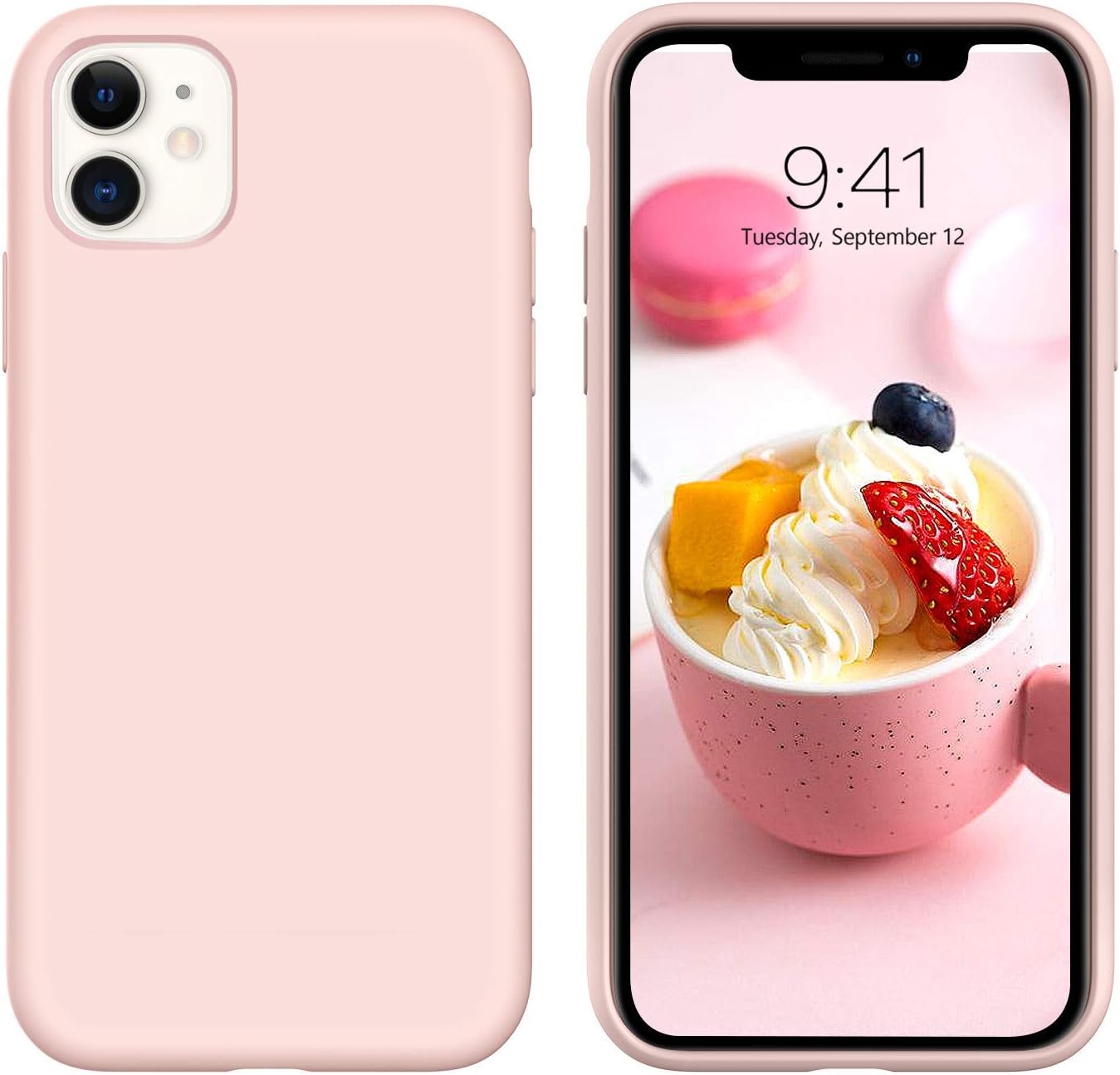 DUEDUE iPhone 11 6.1" Silicone Case (Renewed)