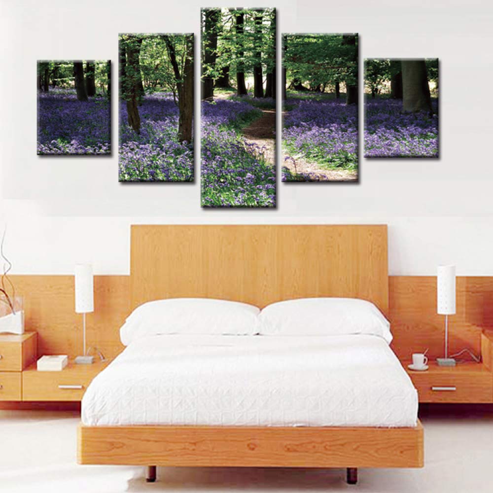 adgkitb canvas Enmarcado 5 Panel Jungle Landscape Series Pintura ...
