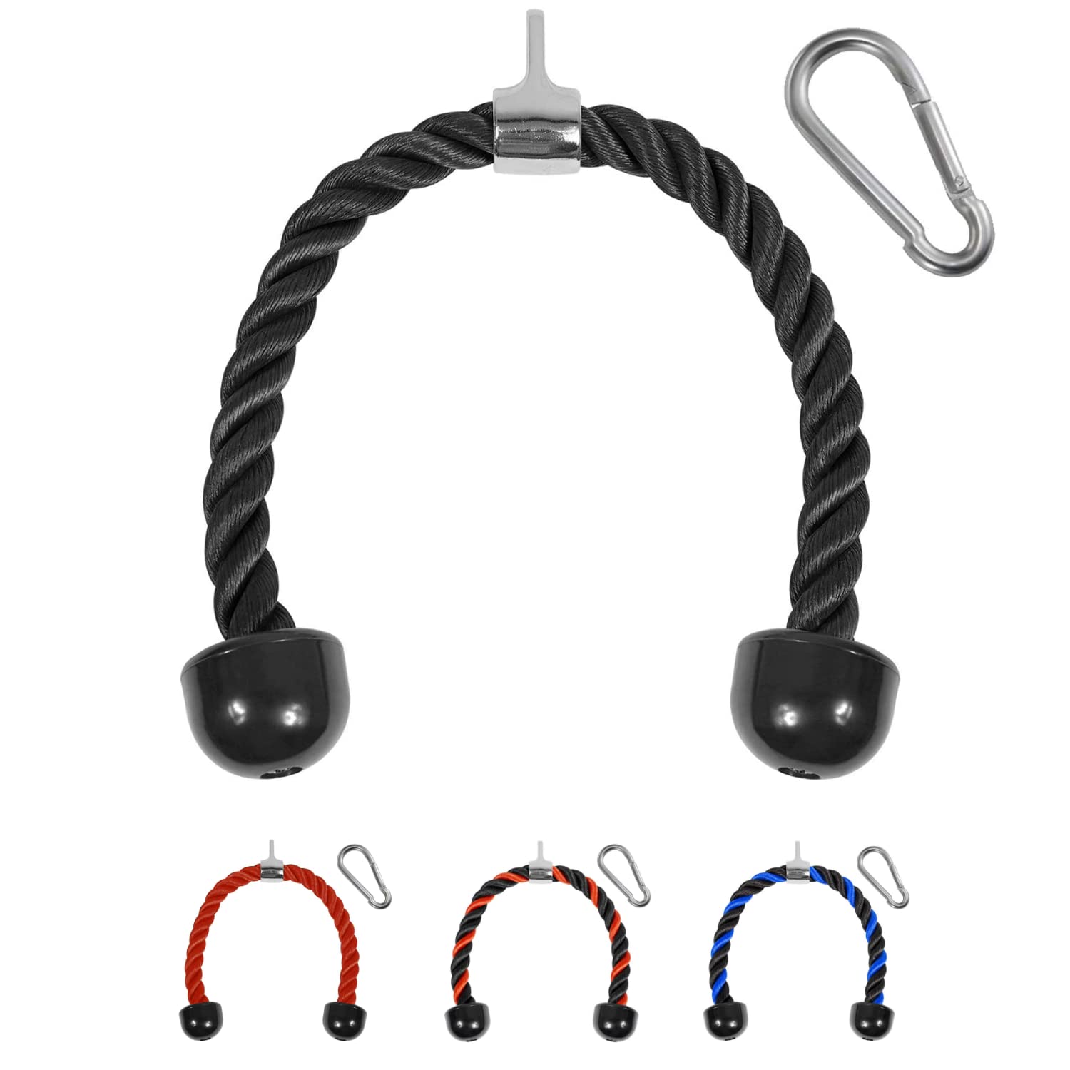 Yes4All SX2G Tricep Rope, 68.6 cm - Black