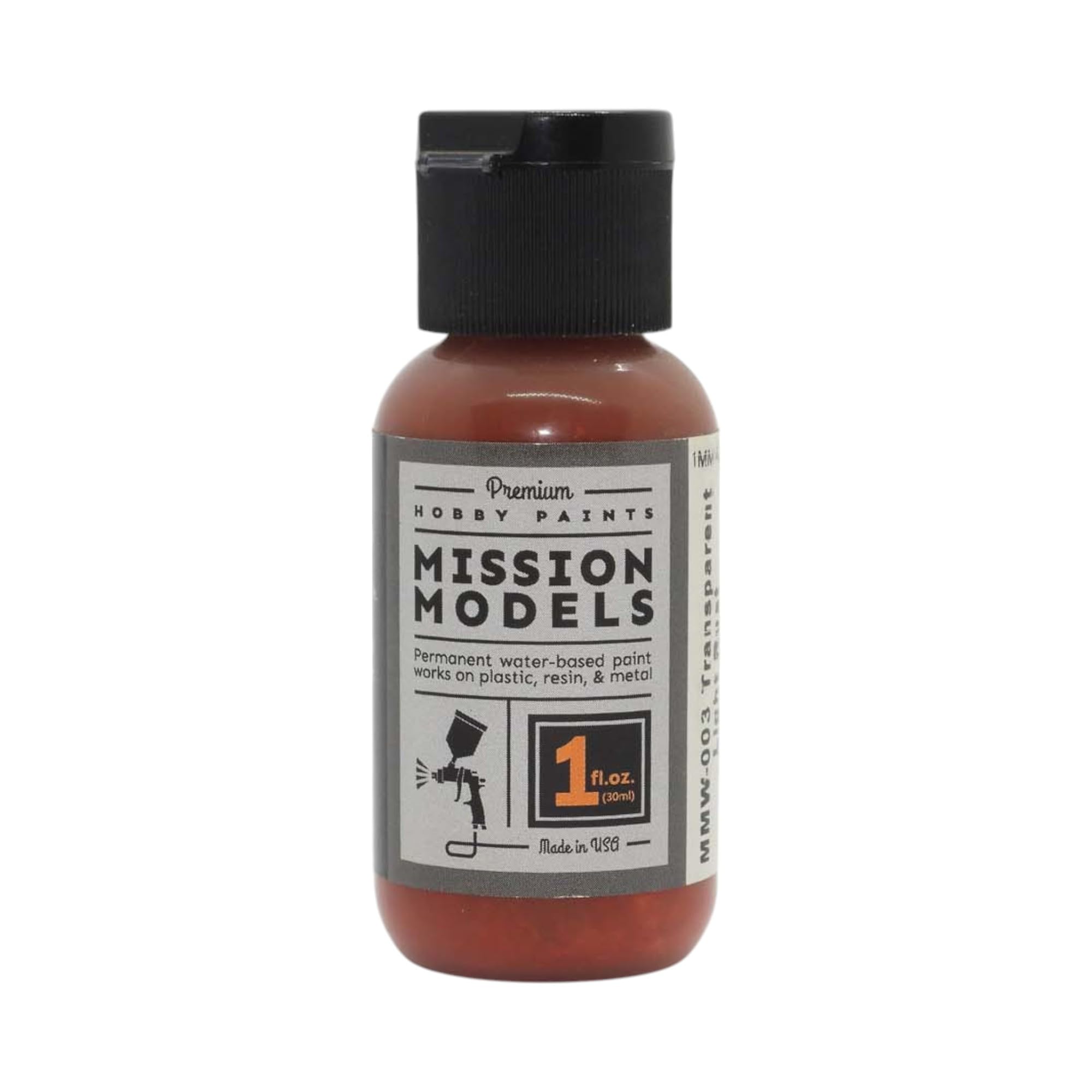 Mission 30ml (1oz) Transparent Light Rust Models MMW-003