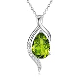 FANCIME August Birthstone Necklace for Women