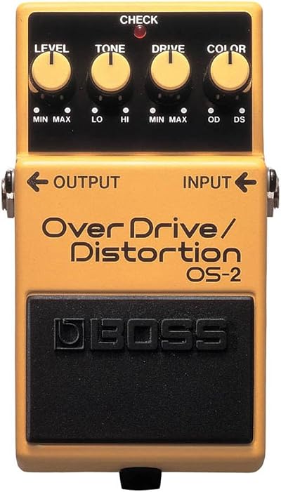 BOSS Os-2 Overdrive Distortion Guitar Pedal Gold Brand