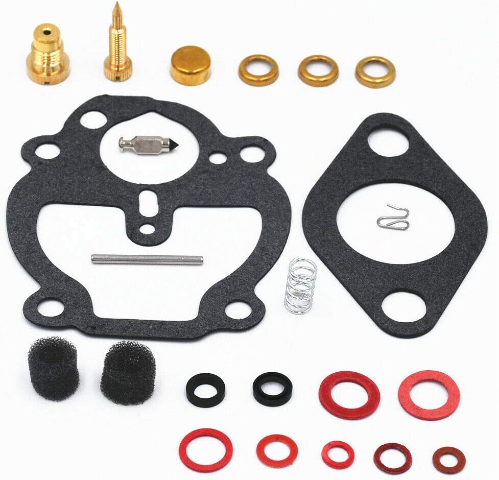 Carburetor Repair Kit For Allis Chalmers B C CA D10 D12 WD45 WF 190 190XT Carb Kit W/Zenith Carb
