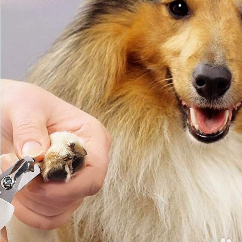 Professional Pets Dog Cat Nail Clippers, with Pet Safety Guard & Lock, Blue - Image 3