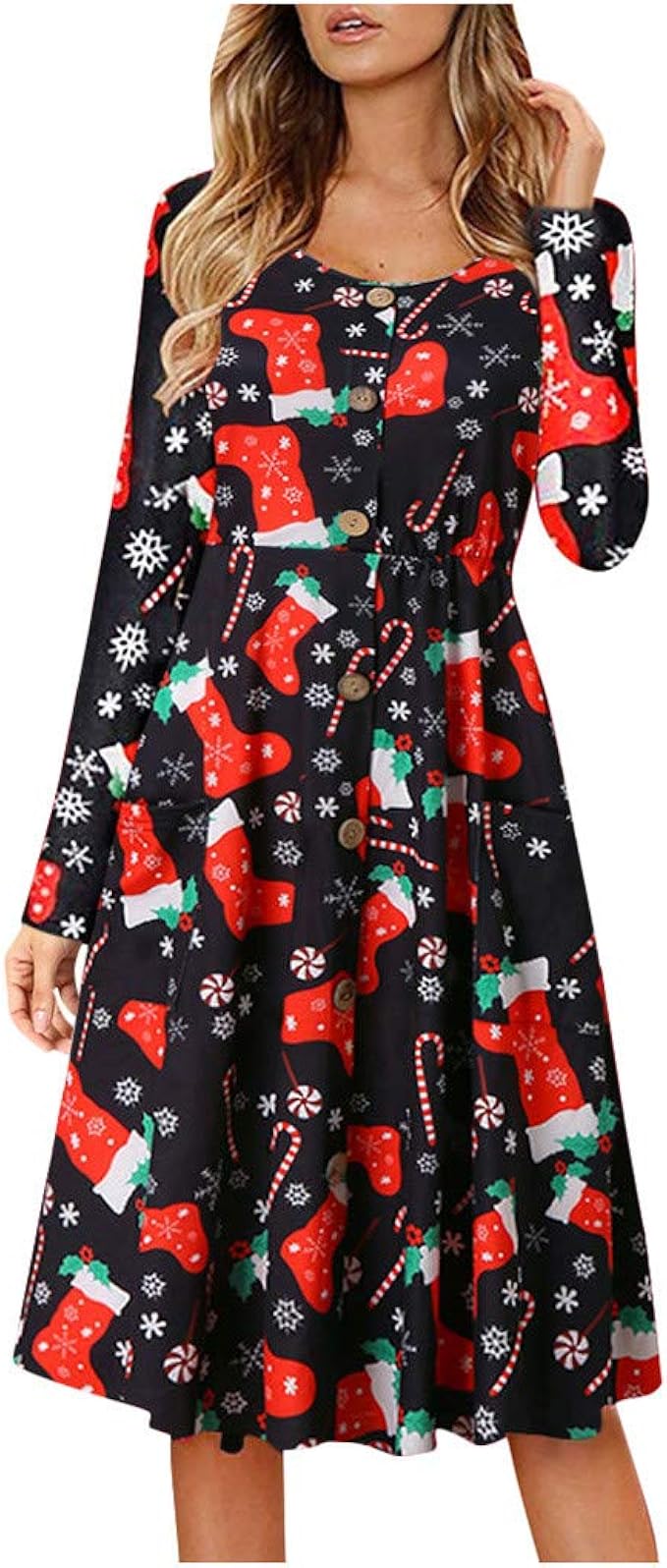 flowy christmas dresses