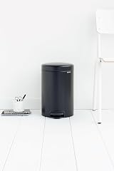 Brabantia Newicon 12 L Pedal Bin Matt Black with Inner Bucket view 5