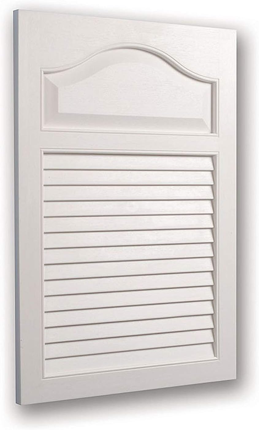 Amazon Com Jensen 615 Basic Louver Grained Wood Look Polystyrene Recessed Medicine Cabinet White Home Improvement
