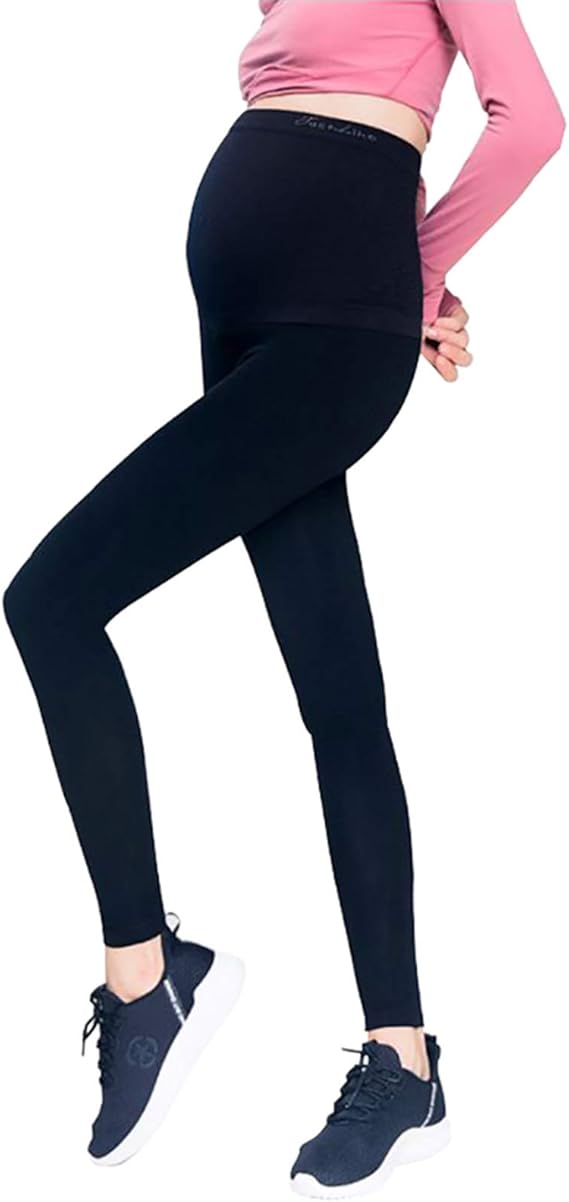 Amazon Co Jp Joyancejt マタニティ レギンス ヨガ パンツ 妊婦ズボン 特許取得済みデザイン スポーツ対応 産前産後 抗菌防臭 天然オーガニックコットン Uv対策 美脚 春夏 服 ファッション小物