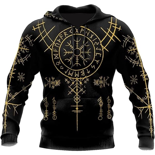 thumbnail image 2 of Viking 3D Men's Sports Pants Nordic Mythology Tattoo Fenrir 2 of 14