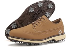 THESTRON Professional Golf Shoes for Men 7 Spikes Outdoor Golf Training Sport Sneakers Mens Size 7-15 Golf Trainers