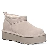 BEARPAW Women's Retro Super Shorty Mushroom Size 6