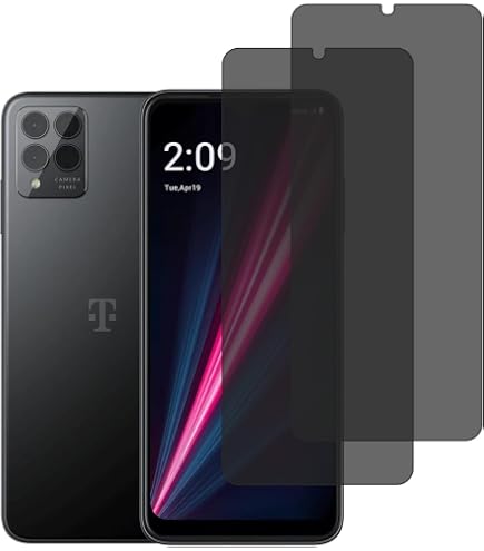 AISELAN Protector De Pantalla De Vidrio Para T-Mobile REVVL 6 Pro 5G, [2 Piezas] Pantalla De Vidrio Templado Transparente Resistente A Los Arañazos De Alta Definición Para T-Mobile REVVL 6 Pro