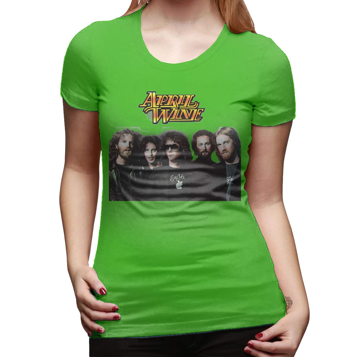 Erman T Shirt April Wine Music Cool Active Black Tee