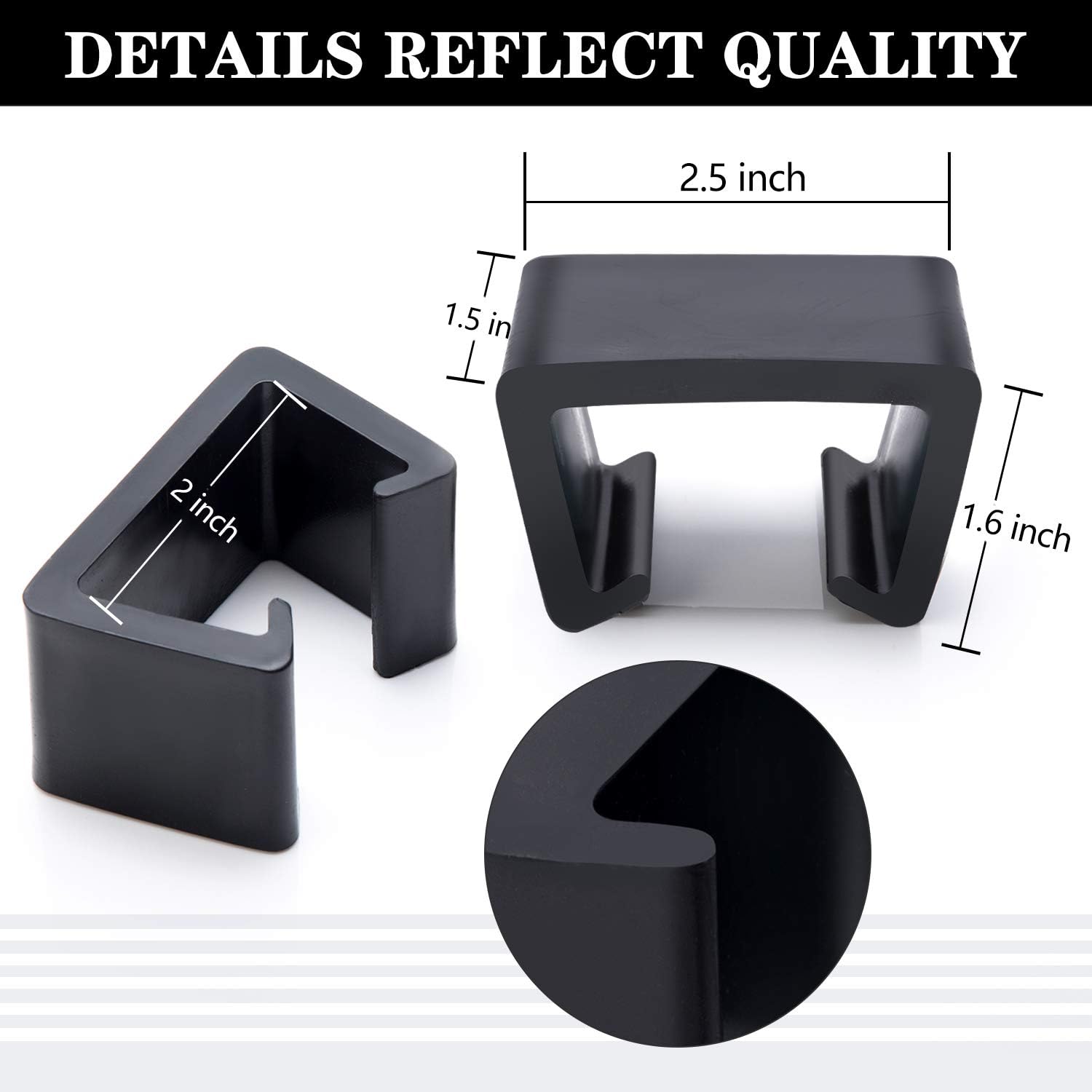 Outdoor Patio Wicker Furniture Clips 9 PCS Rattan Furniture Clips