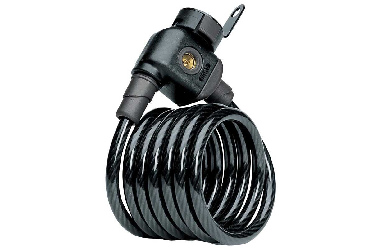 Abus Winner 885/185 with RBKF Cable Lock - Black