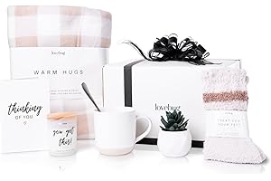 lovebug Get Well Soon Gift Baskets for Women - Self Care Gifts for Women Care Package for Women, Thinking of You Gift Basket After Surgery, Thinking of You, Birthday, Sick Friend - Gift Set for Women