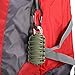 Gonex Survival Grenade Keychain Emergency Survival Kit, 550 Paracord Grenade with Carabiner, Eye Knife, Fire Starter, Fishing Tool for Camping, Hiking, Hunting, Travel