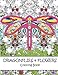 Dragonflies and Flowers Coloring Book by P K Lang