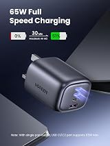 UGREEN 65W GaN USB C Charger 4-Port Foldable Fast Plug iPhone iPad MacBook view 3