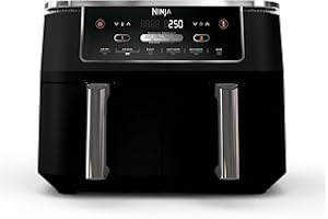 Ninja Foodi 10-qt. 6-in-1 DualZone XL Air Fryer, 2 Independent Baskets, Match Cook & Smart Finish to Air Fry, Air Broil, Roas