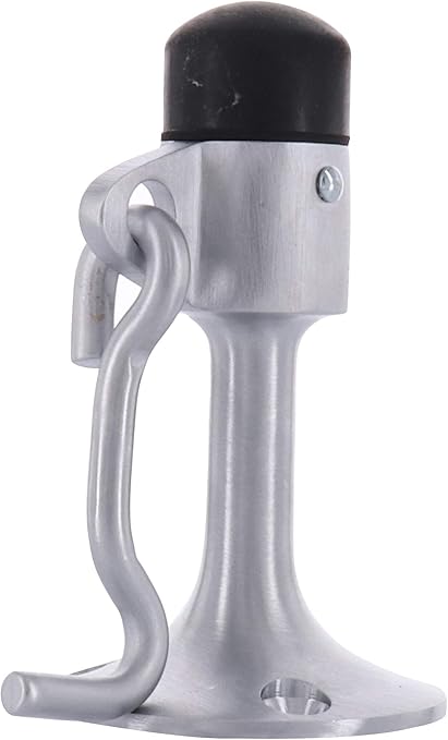 Amazon Co Jp Crlサテンクローム仕上げ壁マウントheavy Dutyドアフックとホルダーの停止 Office Products