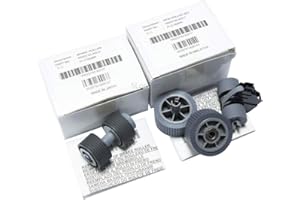 SLON PA03740-K010 PA03740-K011 Pick Roller Set Compatible with Fujitsu Fi-7600 Fi-7700 Fi-7700S Scanner Brake Roller