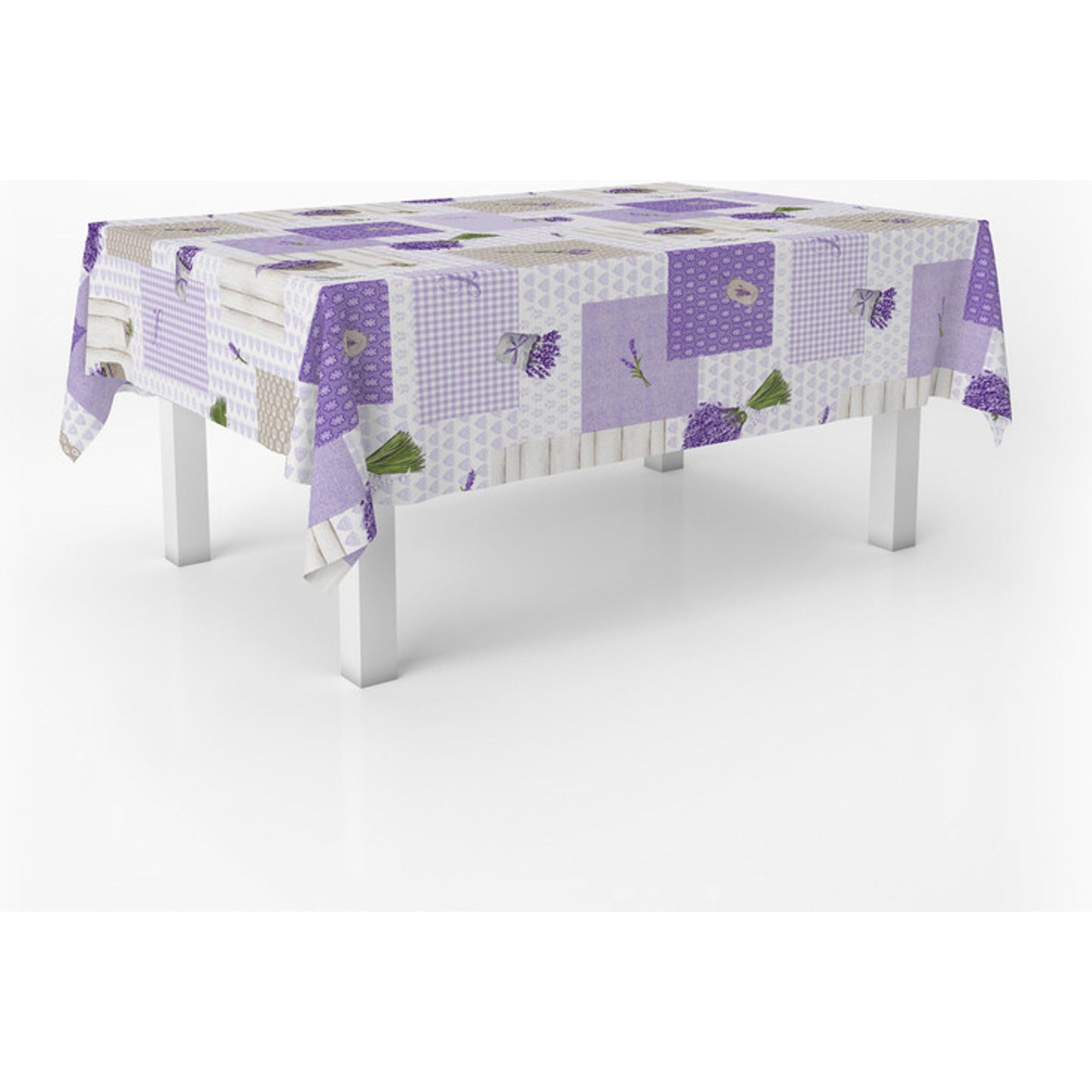 ECOMMERC3 Rectangular Oilcloth Tablecloth Size 200 x 140 cm Style, Durability and Easy Cleaning for Your Table – Stain-Resistant and Waterproof Oilcloth Tablecloth