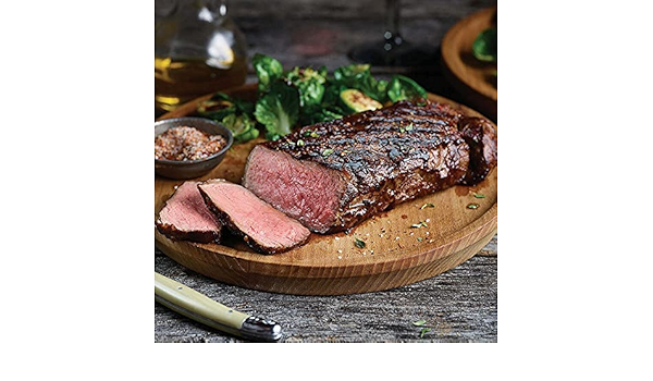 Amazon Com Kansas City Strip Steaks 4 Count 8 Oz Each From Kansas City Steaks Grocery Gourmet Food