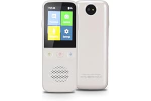 T10 PRO Portable Translator Device, WiFi & Offline Translation 112 Languages, Two-Way Language Interpreter Real Time Smart Tr