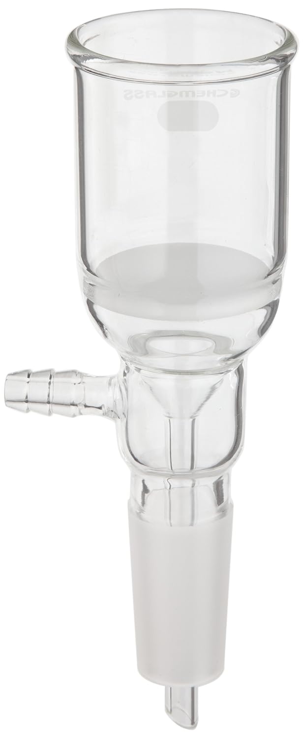 Chemglass CG140607 Glass Buchner Filtering Funnel with Coarse Frit