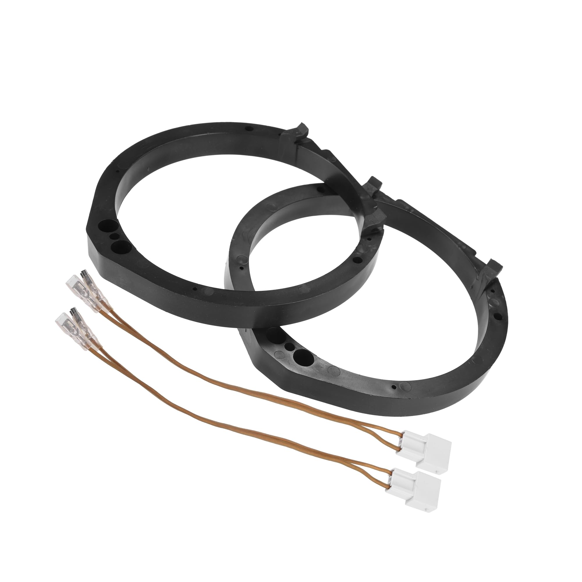 Motoforti 6.5" Speaker Adapter Spacer Ring with Wire Combination for Honda Long-lasting